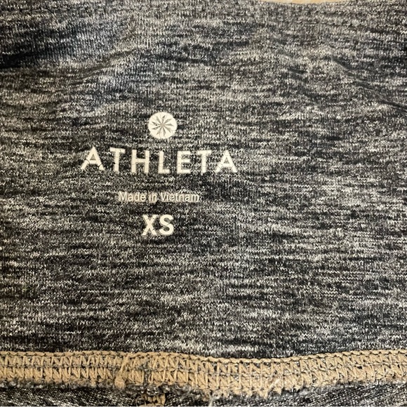 Athleta Leggings XS Heather DrifterGrey Zip Pockets Gently Worn Versatile - Picture 7 of 11